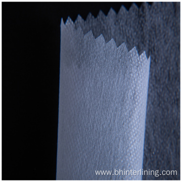 Cold water soluble  interlining for embroidery backing